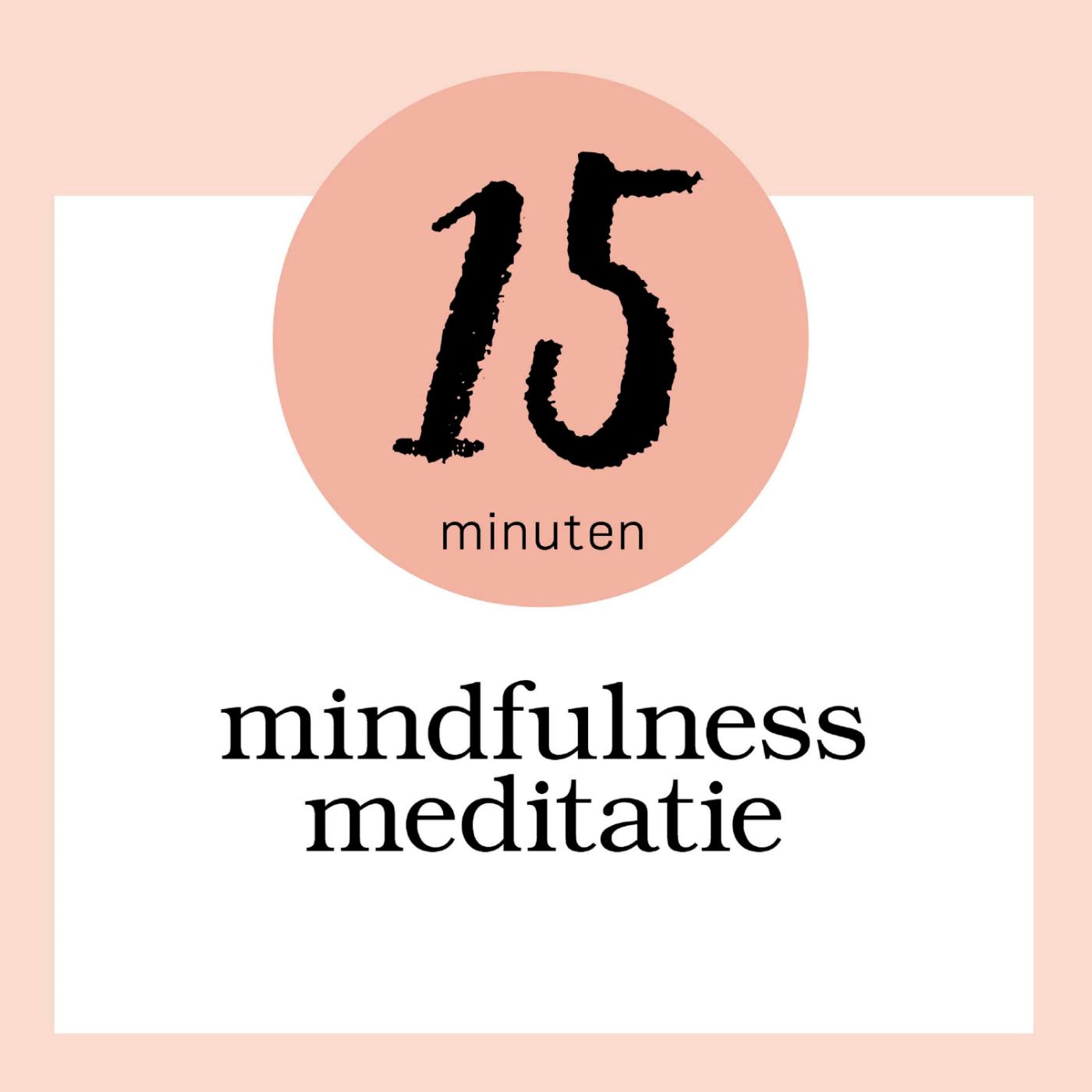 Omslag van 15 minuten mindfulness meditatie