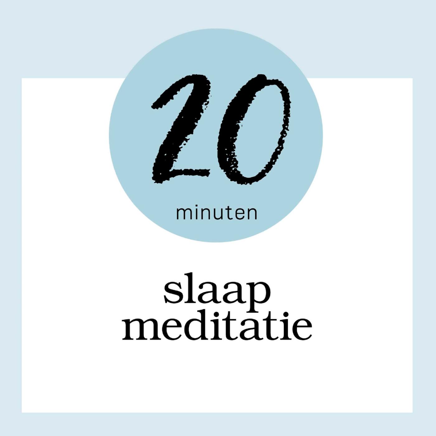 Omslag van 20 minuten slaapmeditatie
