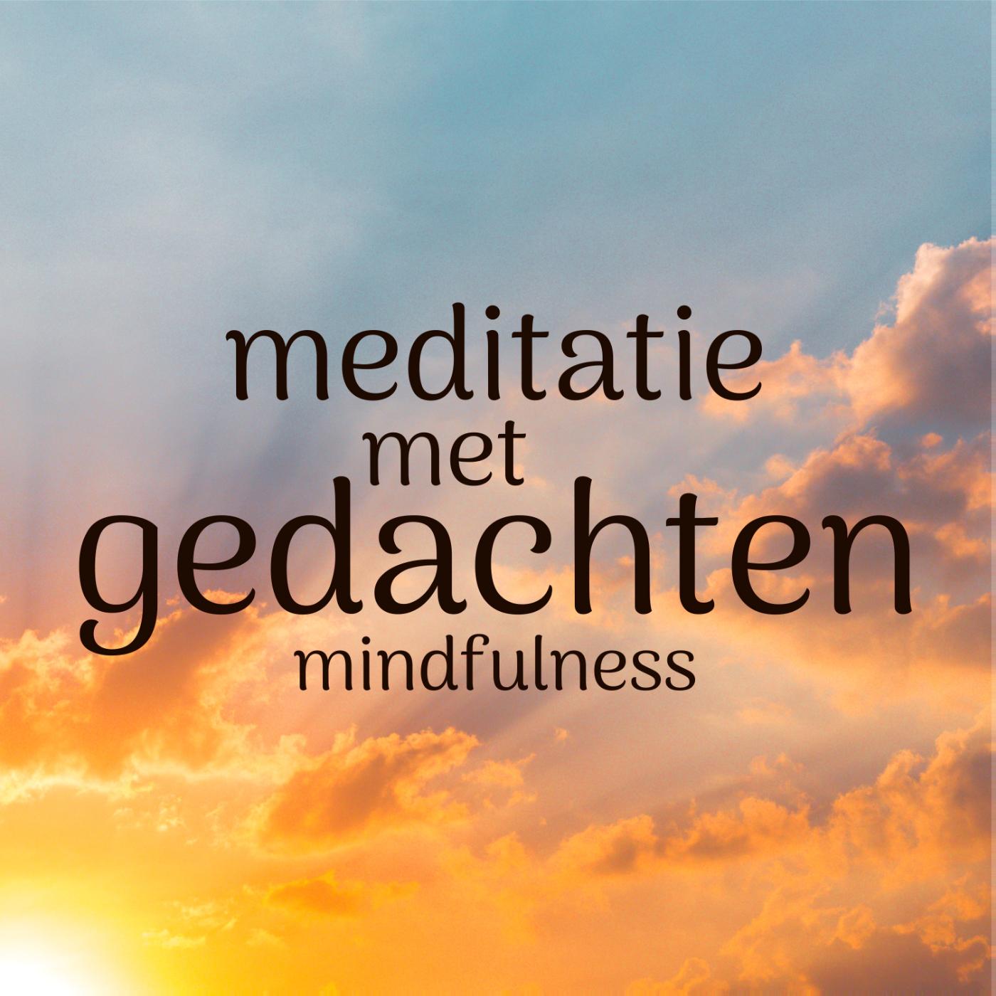 Omslag van Meditatie met gedachten - Mindfulness