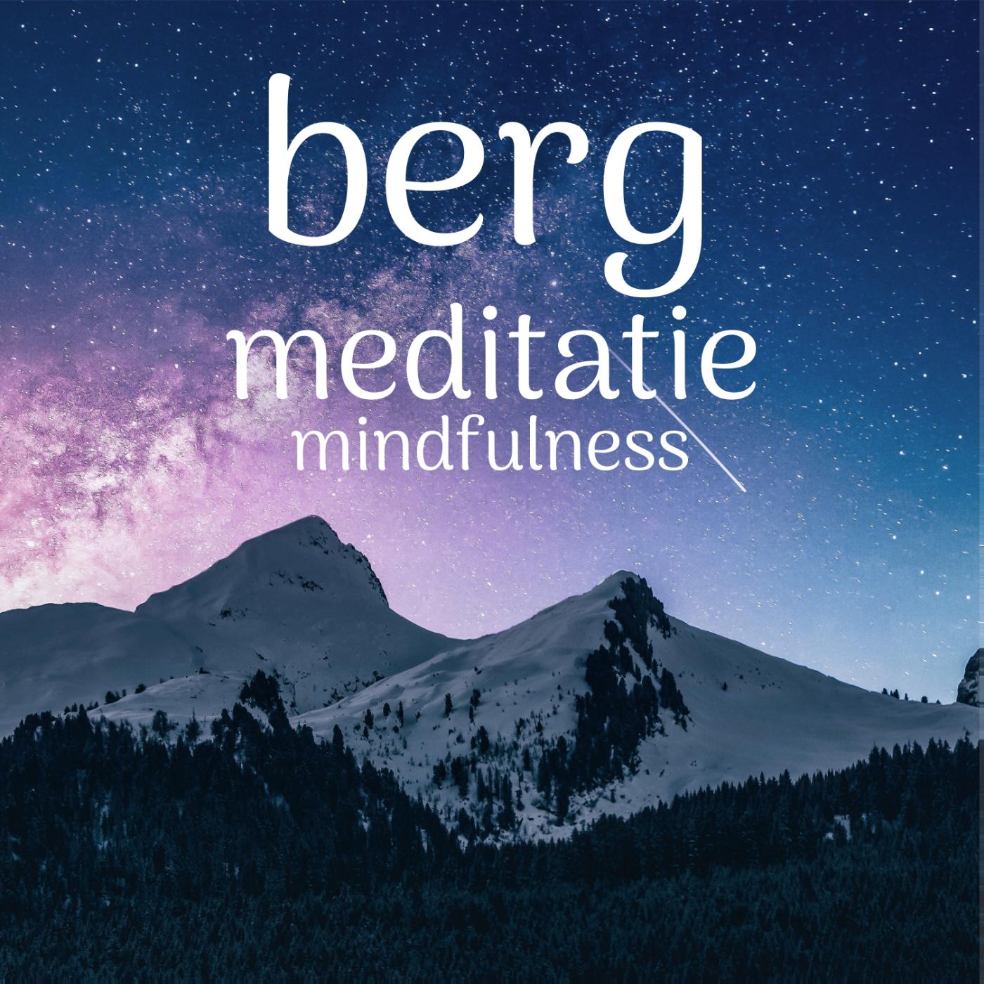 Omslag van Berg meditatie - Mindfulness