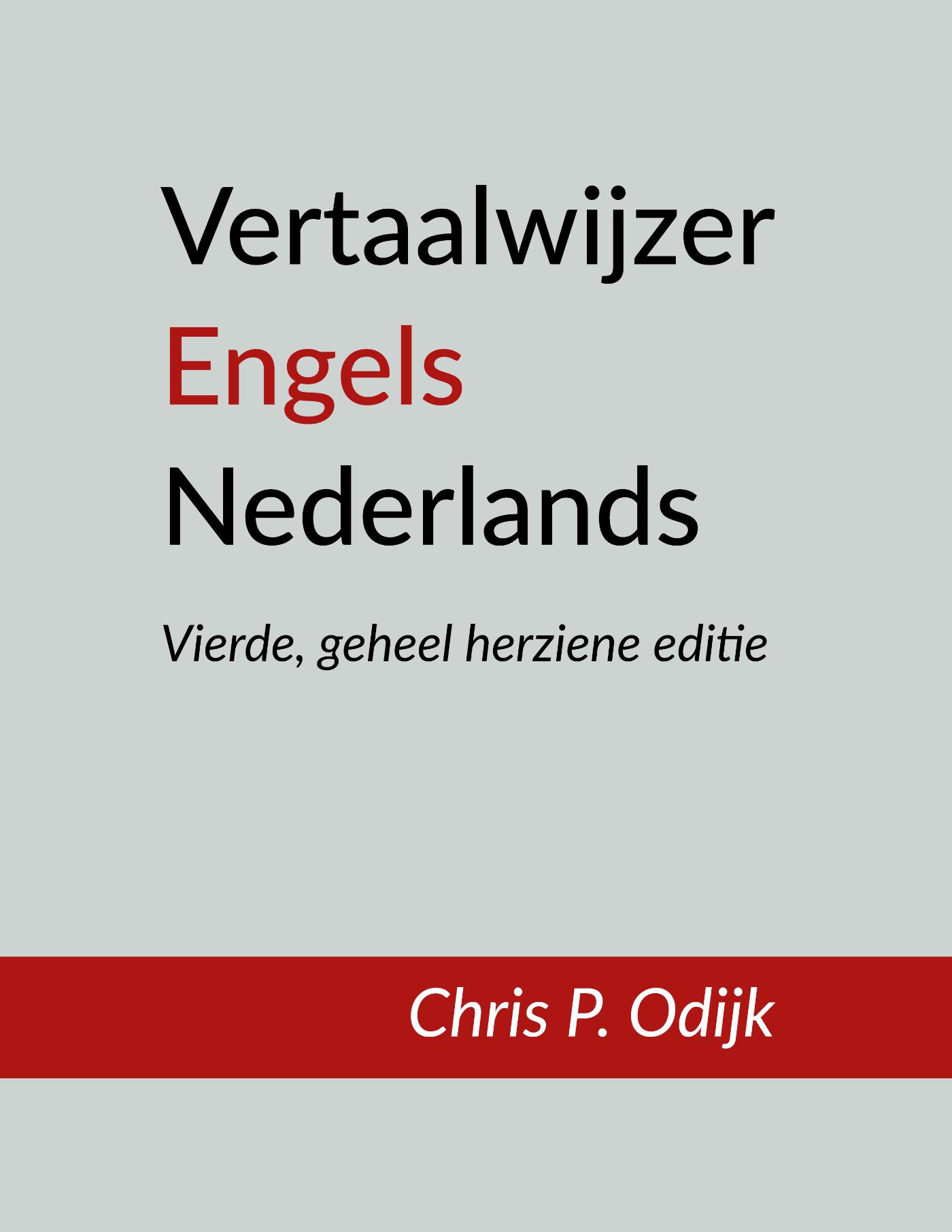 Omslag van Vertaalwijzer Engels-Nederlands