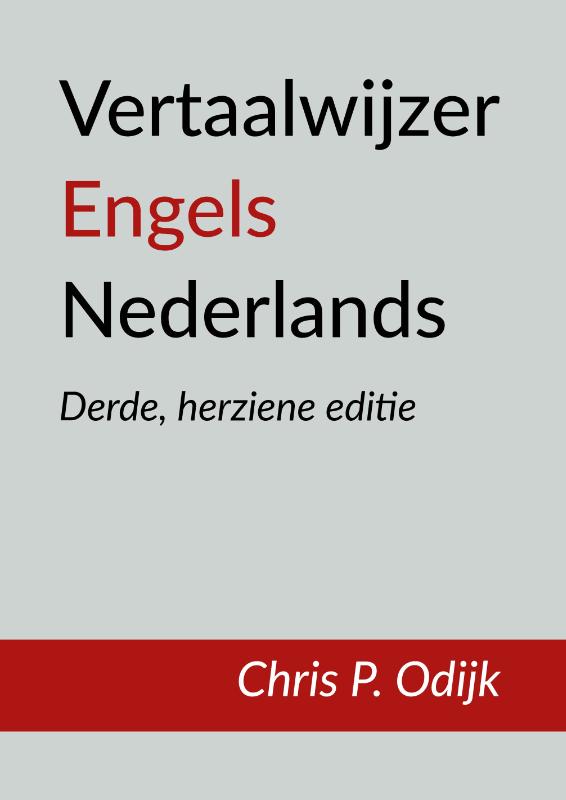 Omslag van Vertaalwijzer Engels Nederlands