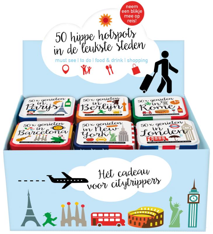 Omslag van Display 6Tx3E 50 hippe hotspots