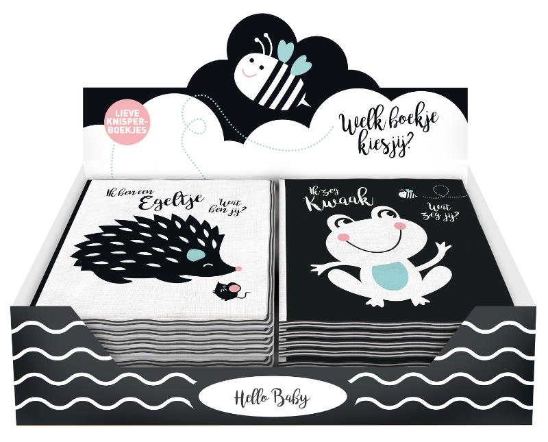 Omslag van Hello Baby Knisperboekje Display 2T x 5E