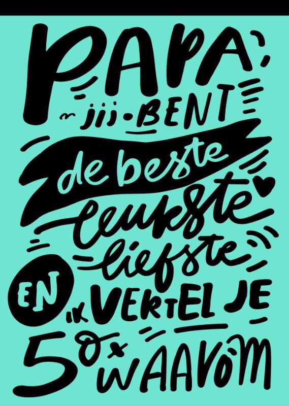 Omslag van I love you - invulboeken - Papa