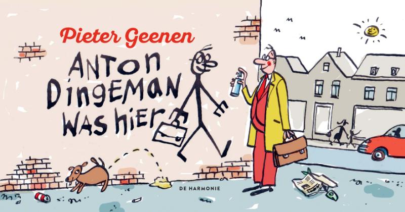 Omslag van Anton Dingeman was hier
