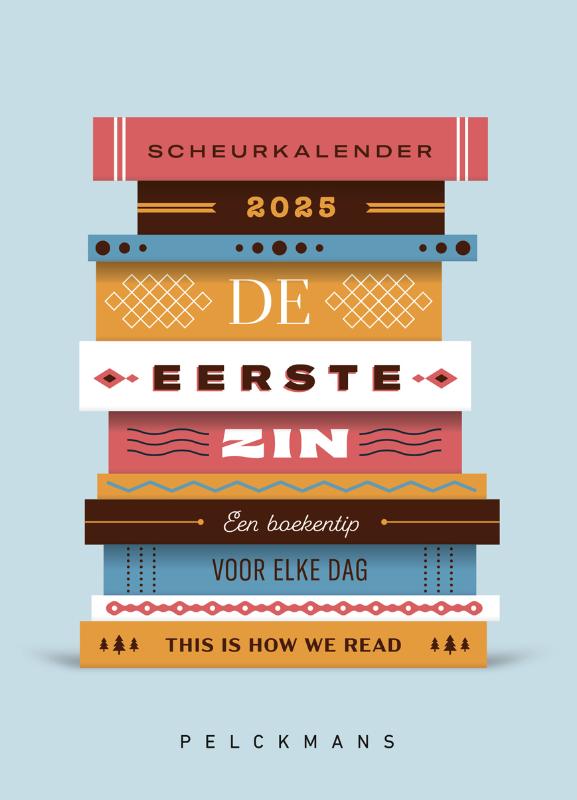 Omslag van De eerste zin - Scheurkalender 2025