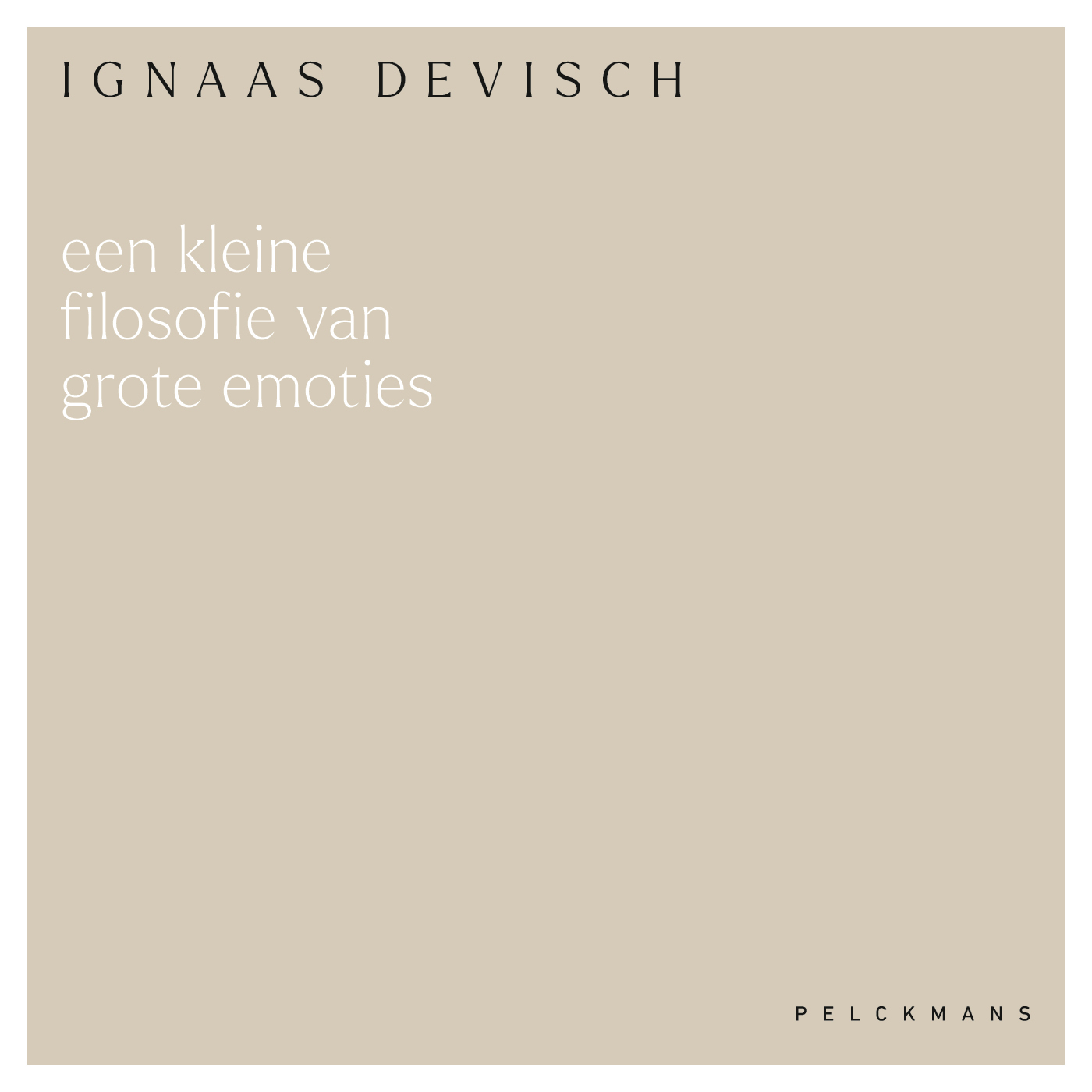 Omslag van Een kleine filosofie van grote emoties