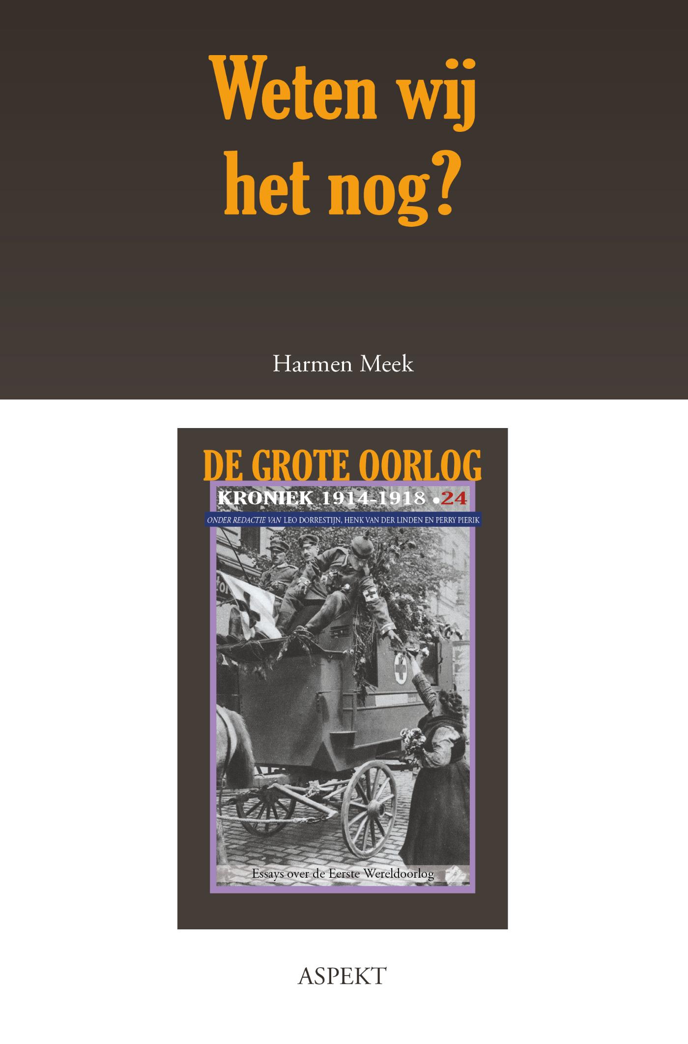 Omslag van Weten wij het nog?