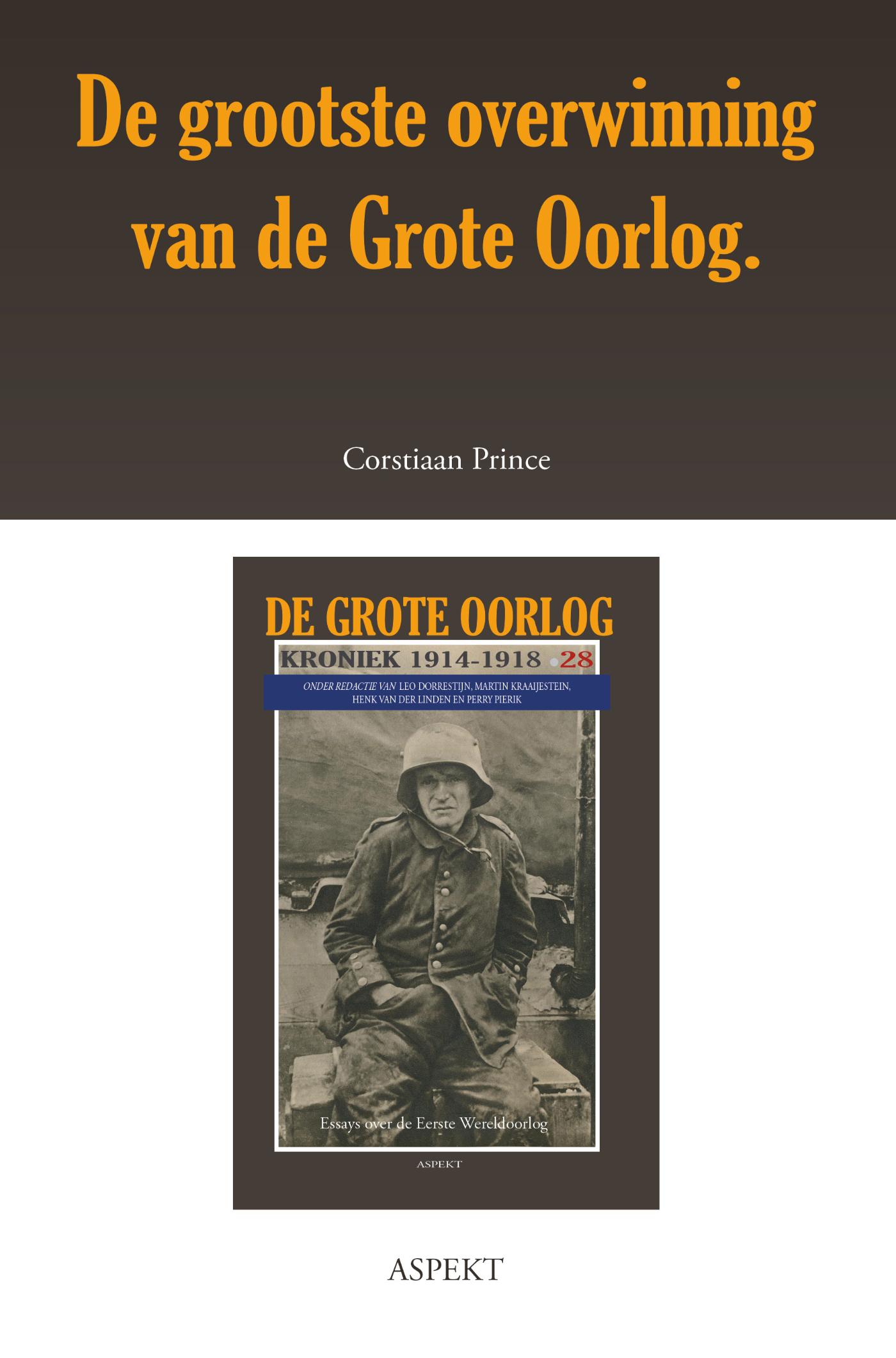 Omslag van De grootste overwinning van de Grote Oorlog