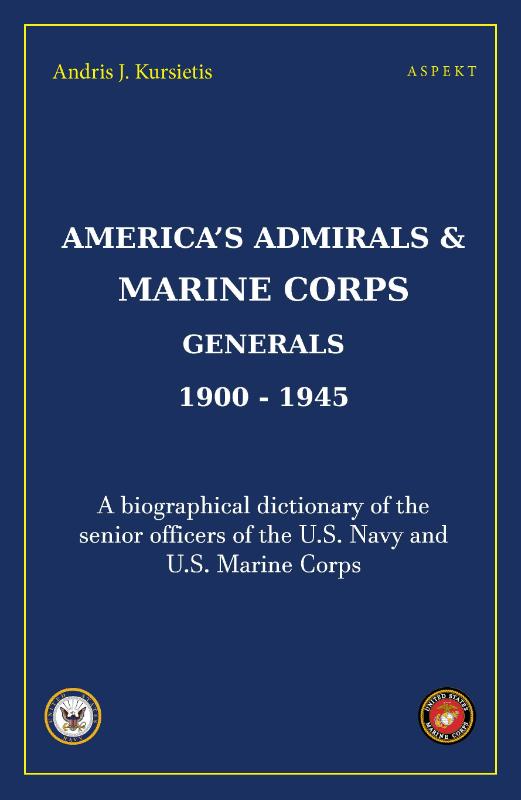 Omslag van America's Admirals & Marine Corps Generals 1900-1945