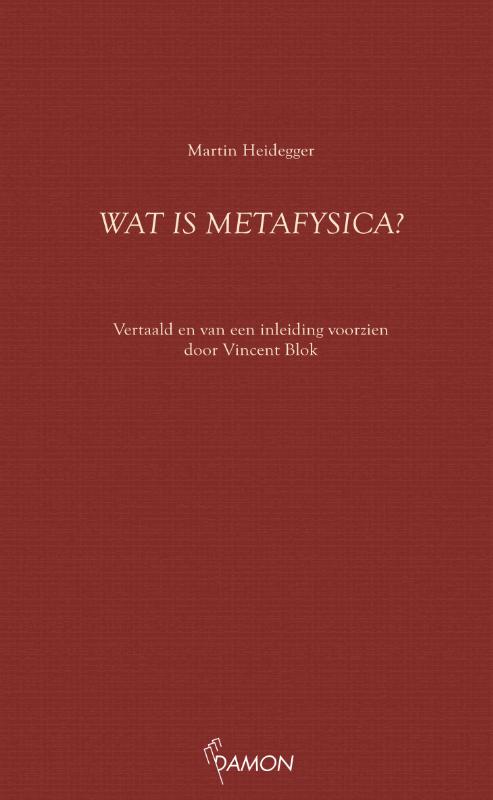 Omslag van Wat is metafysica?