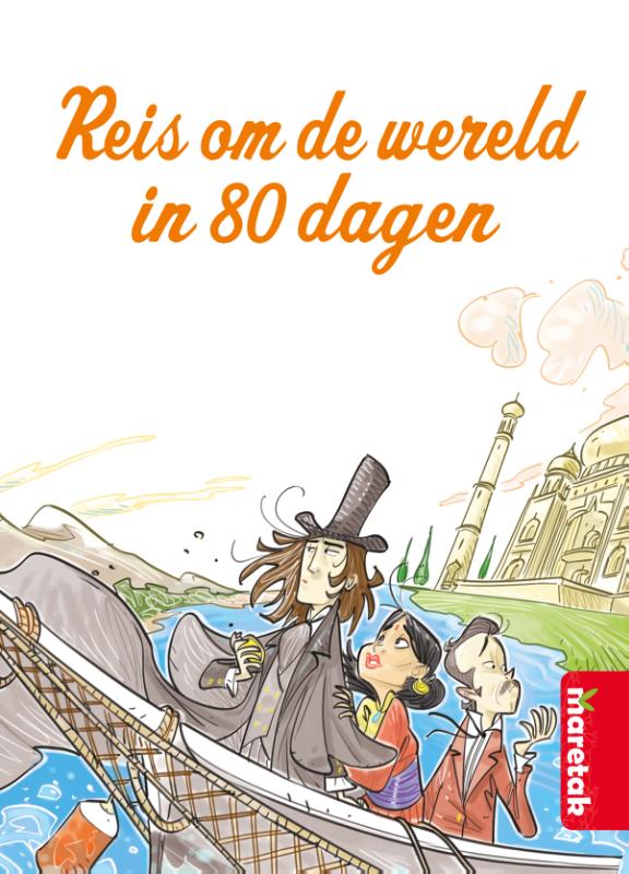 Omslag van Reis om de wereld in 80 dagen