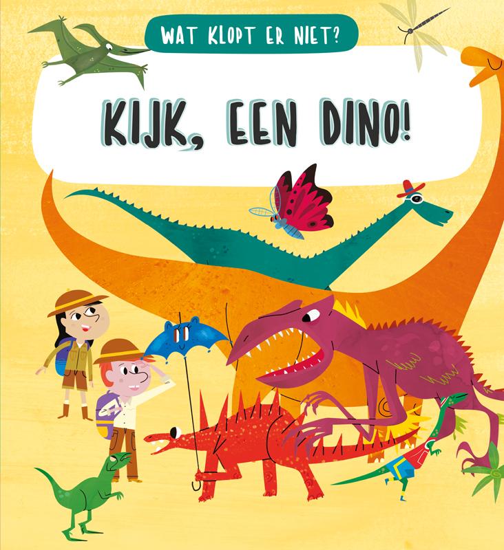 Omslag van Kijk een dino!