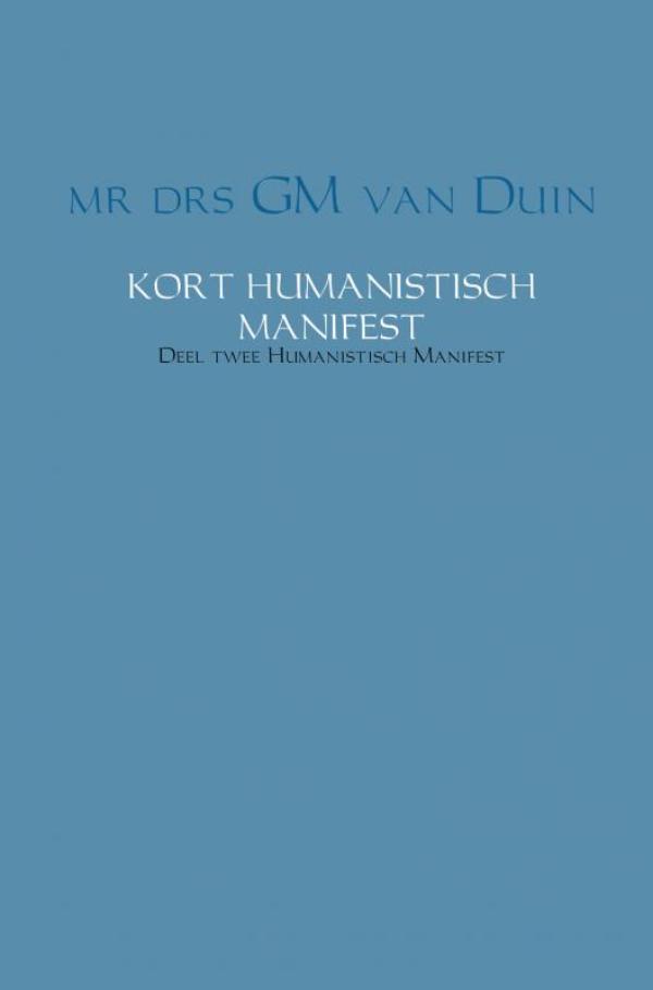 Omslag van Kort humanistisch manifest