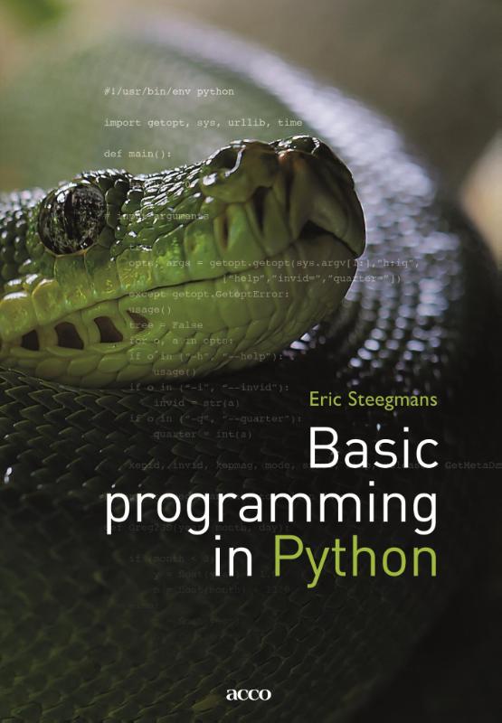 Omslag van Basic programming in Python