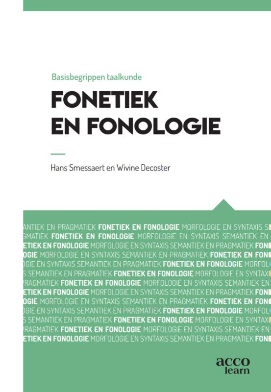 Omslag van Basisbegrippen fonetiek en fonologie