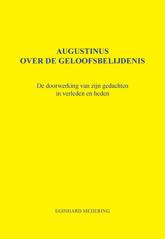 Omslag van Augustinus over de geloofsbelijdenis