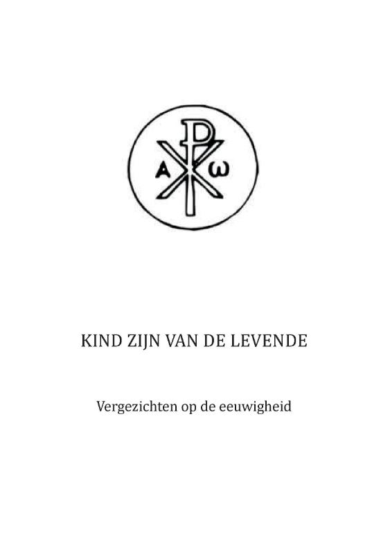Omslag van Kind zijn van de levende