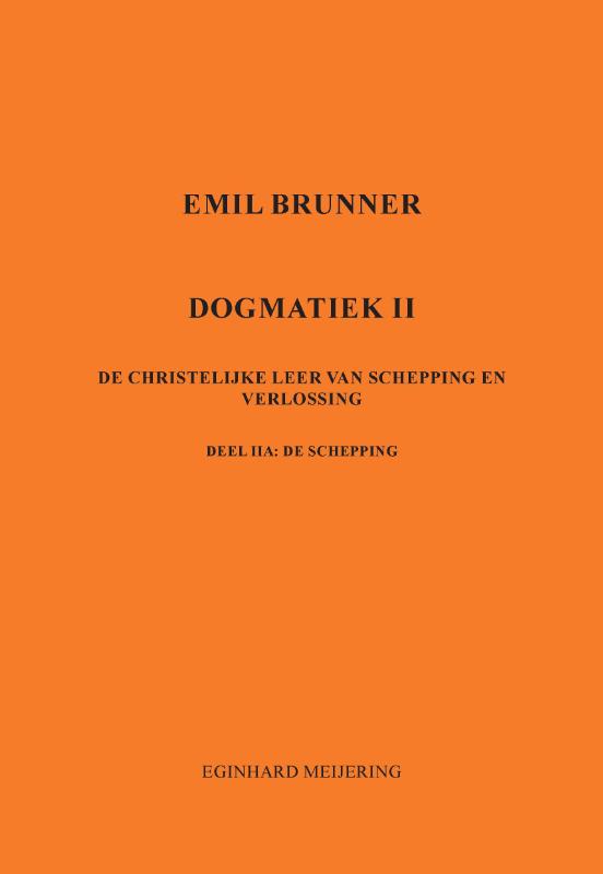 Omslag van Emil Brunner