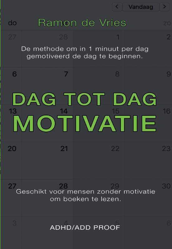 Omslag van Dag tot Dag Motivatie