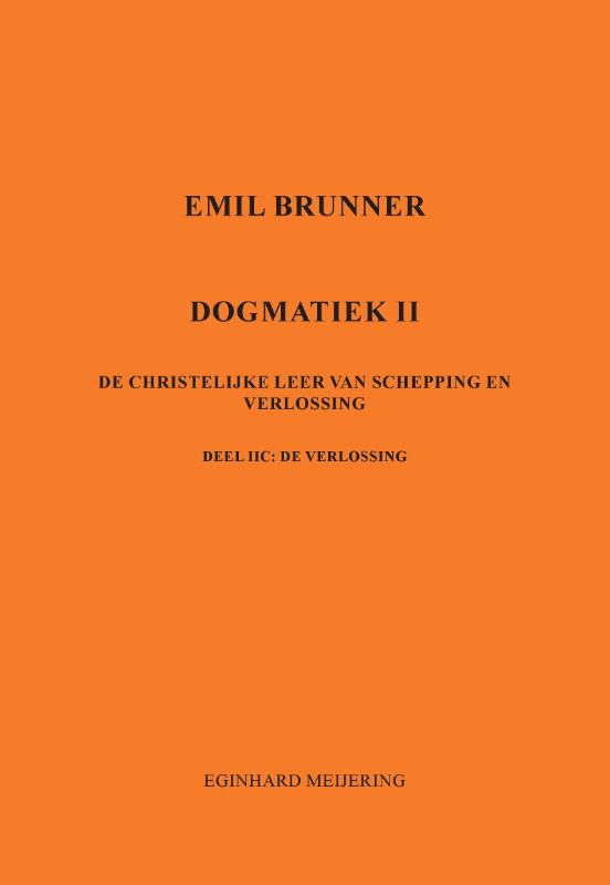 Omslag van Emil Brunner
