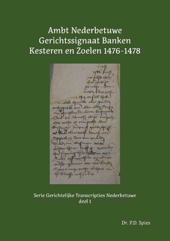 Omslag van Ambt Nederbetuwe Gerichtssignaat 1476-1478