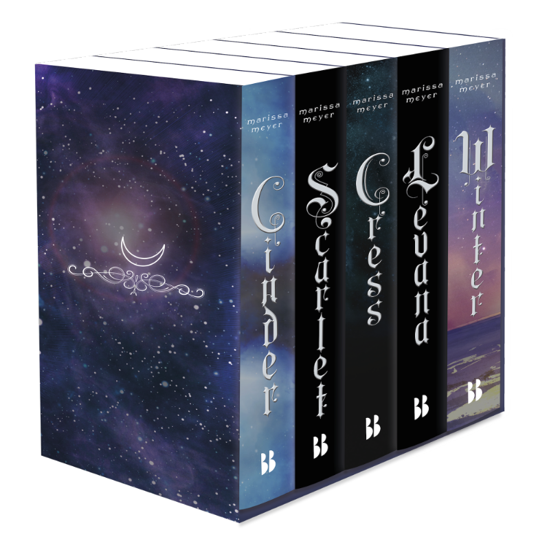 Omslag van The Lunar Chronicles-box
