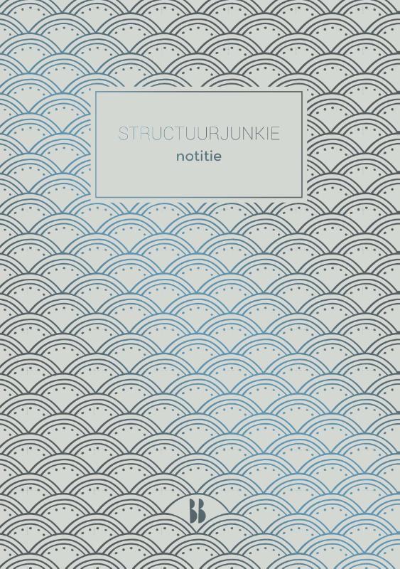 Omslag van Structuurjunkie notitieboek (grijs)
