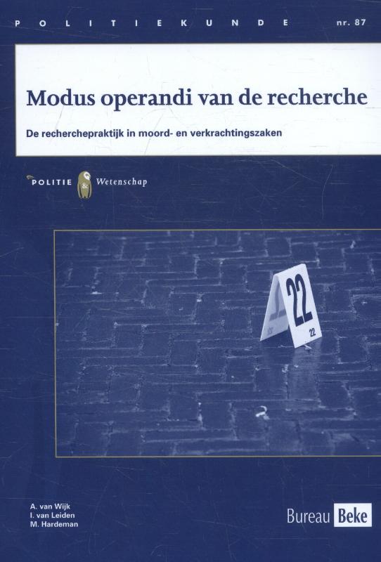 Omslag van Modus operandi van de recherche