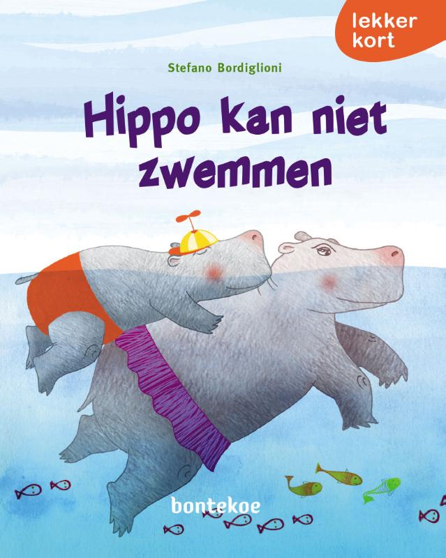 Omslag van Hippo kan niet zwemmen