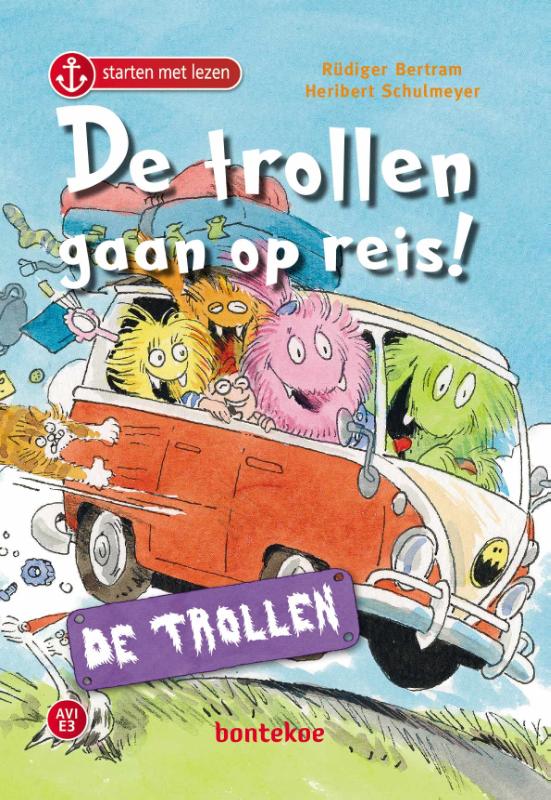 Omslag van De trollen gaan op reis!