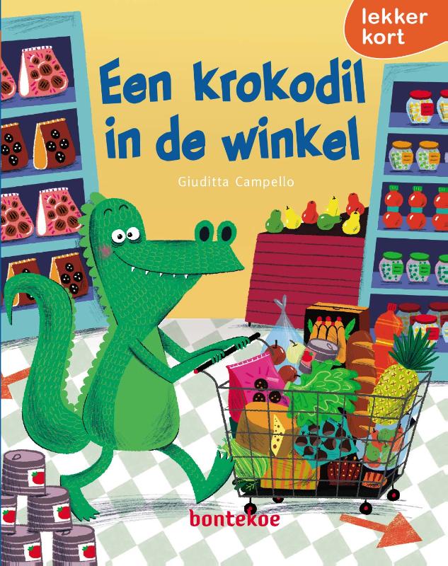 Omslag van Een krokodil in de winkel