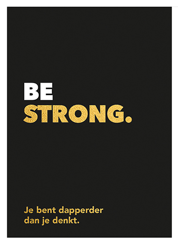 Omslag van Be strong
