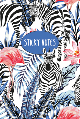 Omslag van Sticky notes pack Zebra