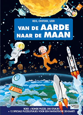 Omslag van Reis, ontdek, leer van de Aarde naar de Maan