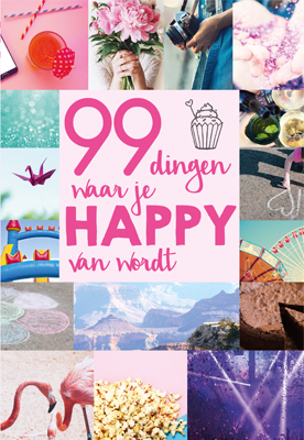 Omslag van 99 dingen waar je happy van wordt
