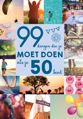 Omslag van 99 dingen die je moet doen als je 50 bent