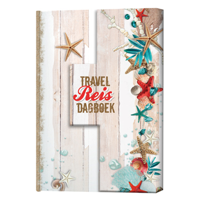 Omslag van Travel reisdagboek- strand