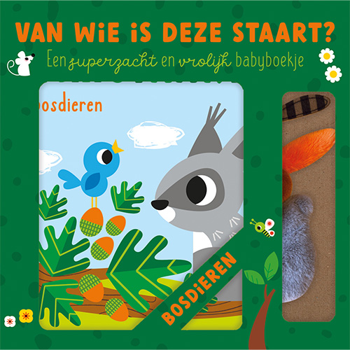 Omslag van Van wie is deze staart? Bosdieren