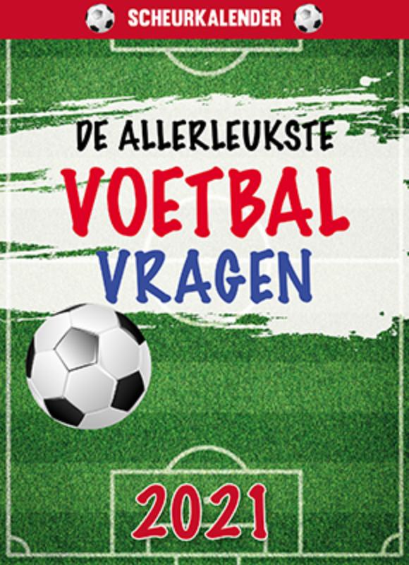 Omslag van De allerleukste voetbalvragen scheurkalender 2021