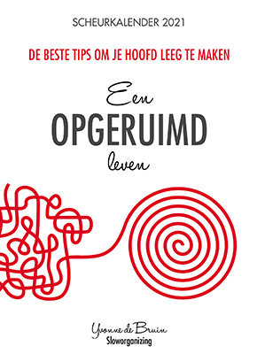 Omslag van Een opgeruimd leven scheurkalender 2021