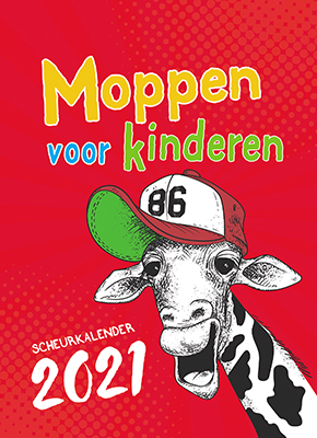 Omslag van Moppen voor kinderen scheurkalender 2021