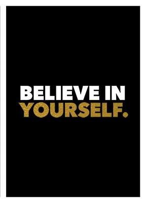 Omslag van Believe in yourself