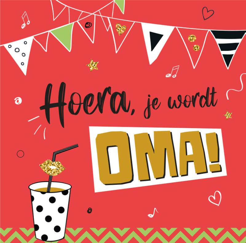 Omslag van Hoera je wordt oma