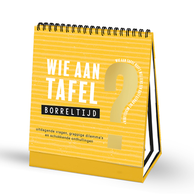 Omslag van Wie aan tafel? Borreltijd