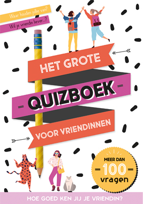 Omslag van Het grote quizboek voor vriendinnen