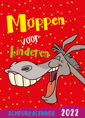 Omslag van Scheurkalender 2022 Moppen voor kinderen