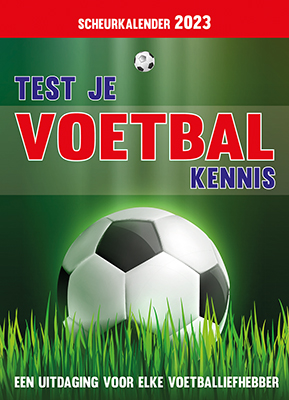 Omslag van Scheurkalender 2023 Test je voetbalkennis