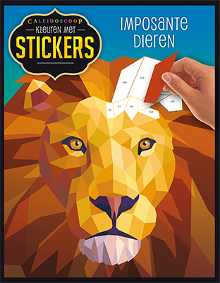 Omslag van Kleuren met stickers Imposante dieren